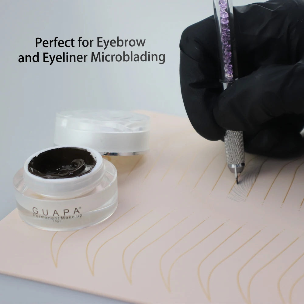 GUAPA Eyebrow Pigment Microblading Makeup Pigment Tattoo Ink Paste Brows Pigment for Microblading Microshading Tattoo