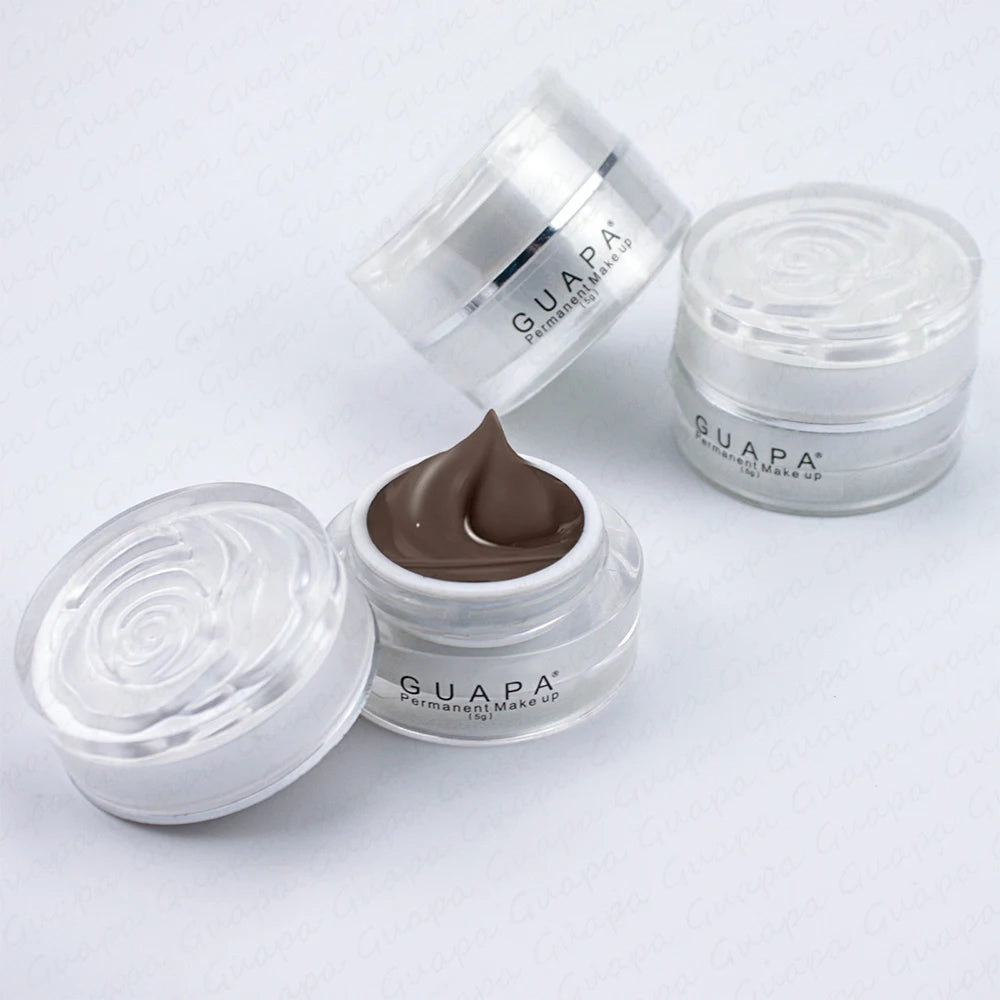 GUAPA Eyebrow Pigment Microblading Makeup Pigment Tattoo Ink Paste Brows Pigment for Microblading Microshading Tattoo
