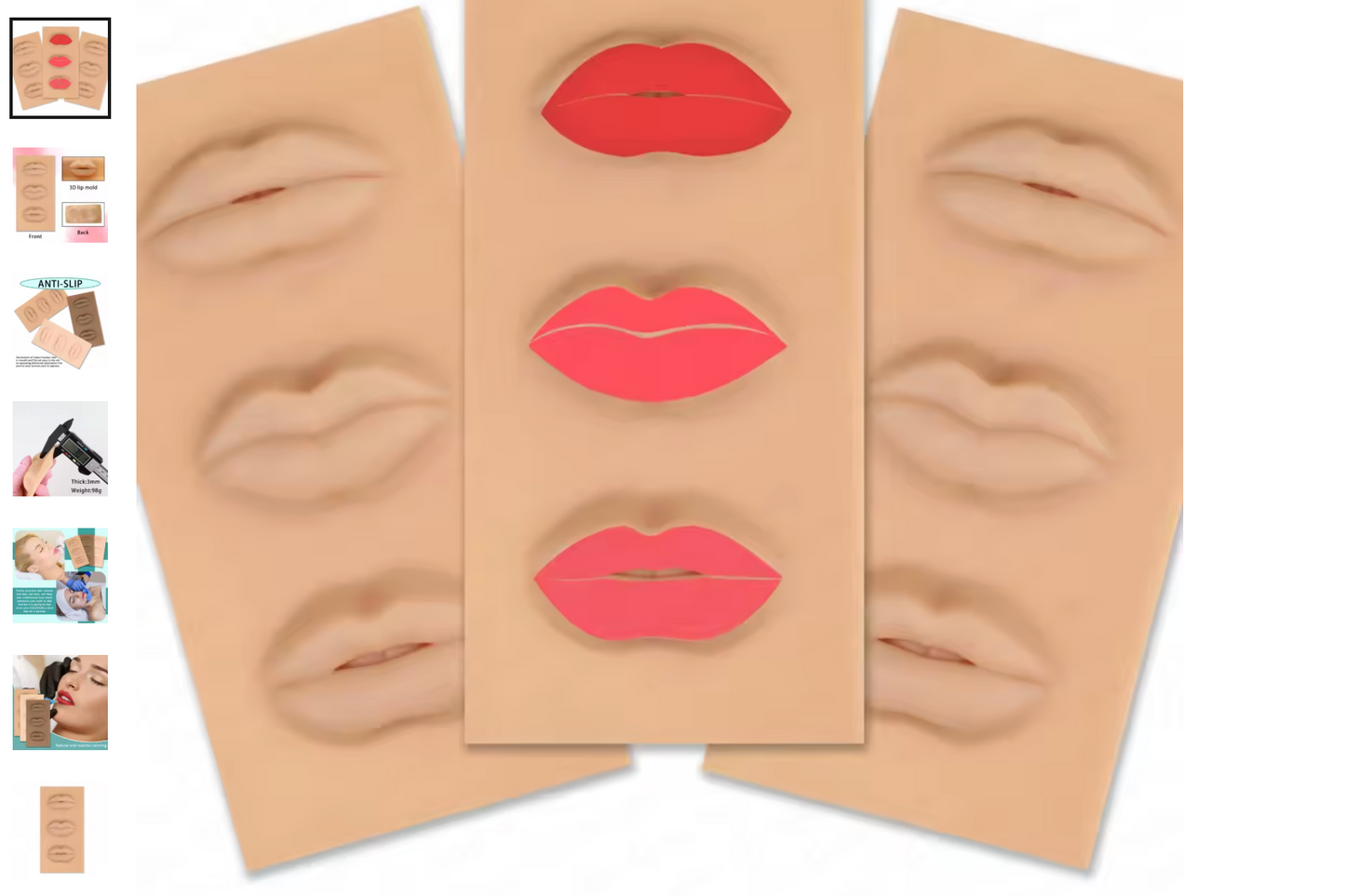 3D Lip Silicone Practice pad
