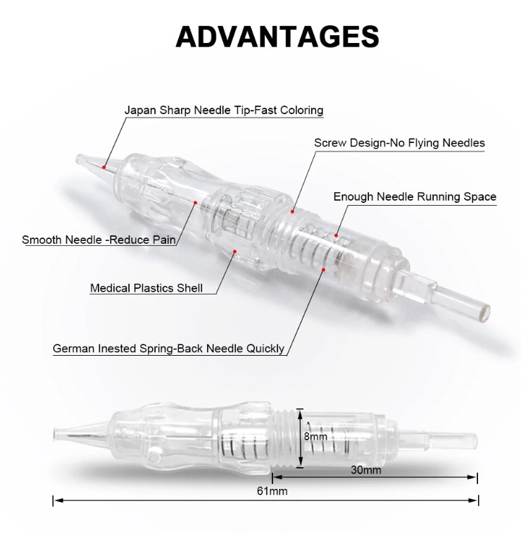 10 pieces of needle cartridges