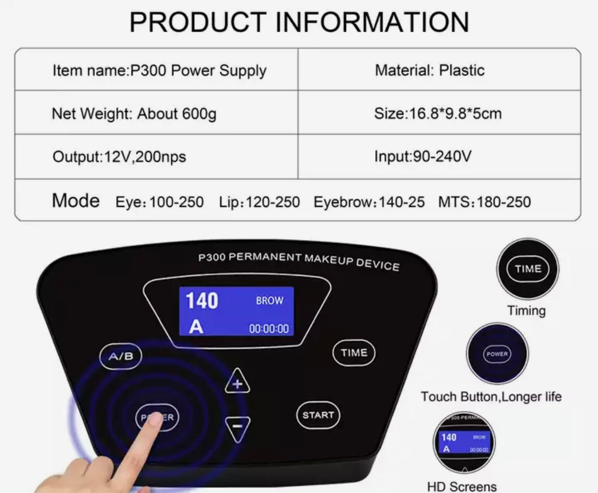 P300 permanent makeup device